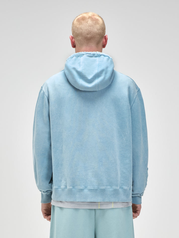 Oblique Hoodie Grey-Green Tourmaline