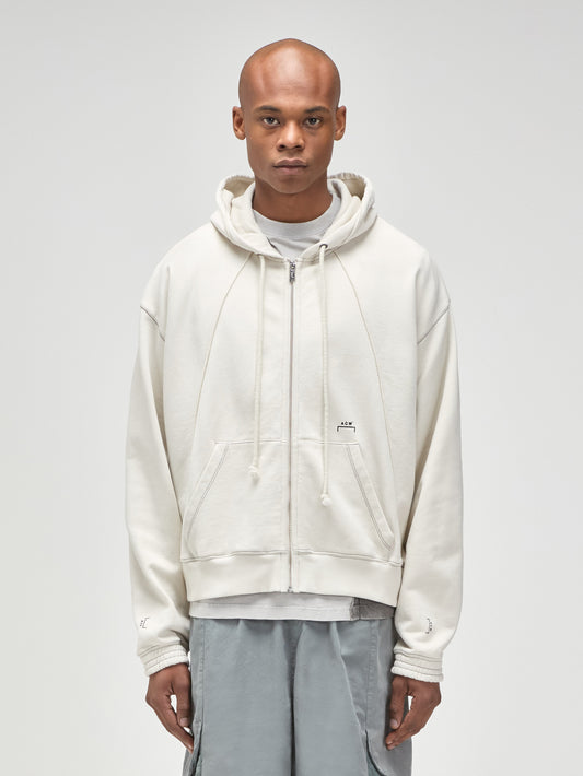 Milbank Zip Hoodie Bone
