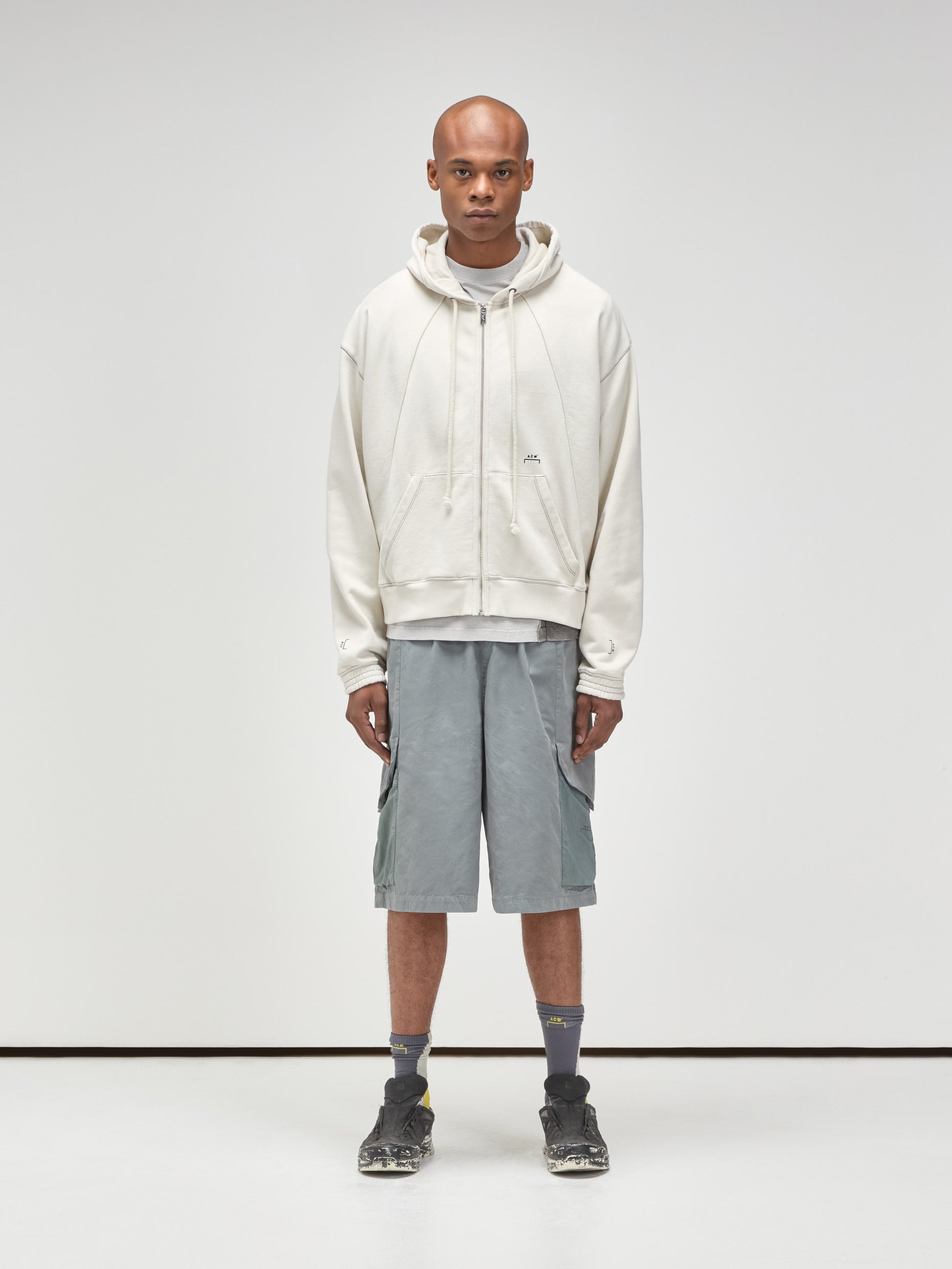 Milbank Zip Hoodie Bone
