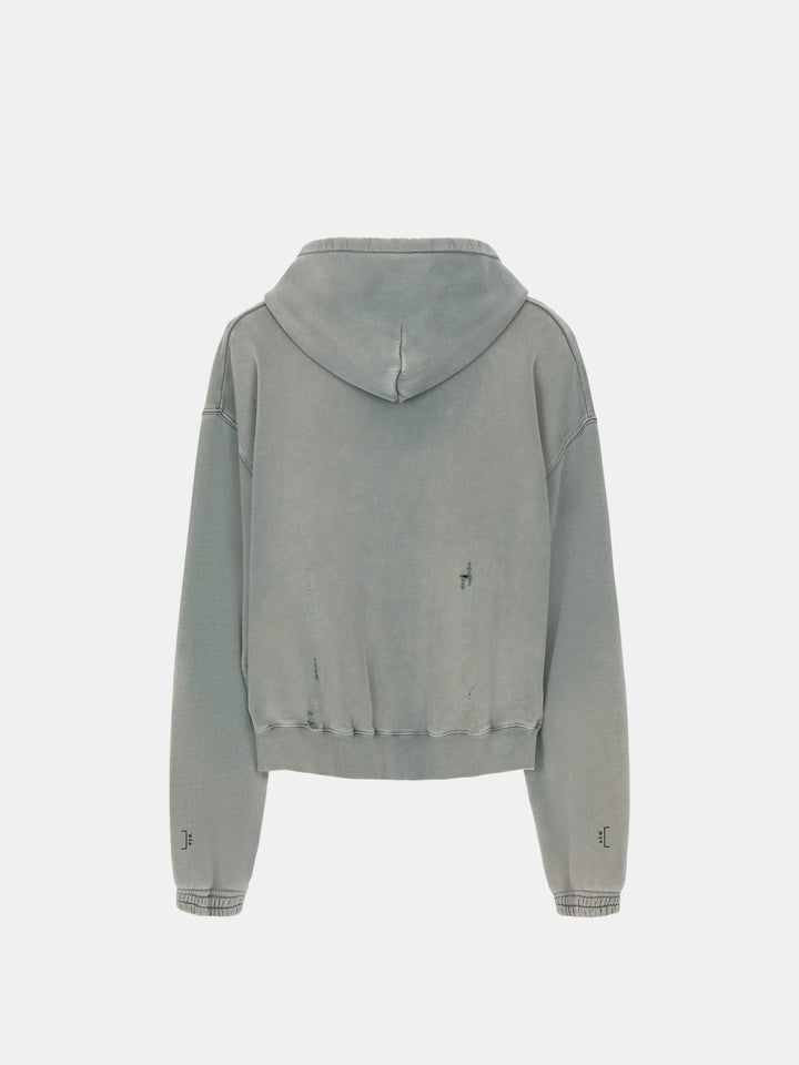 LASER FADE HOODIE SLATE