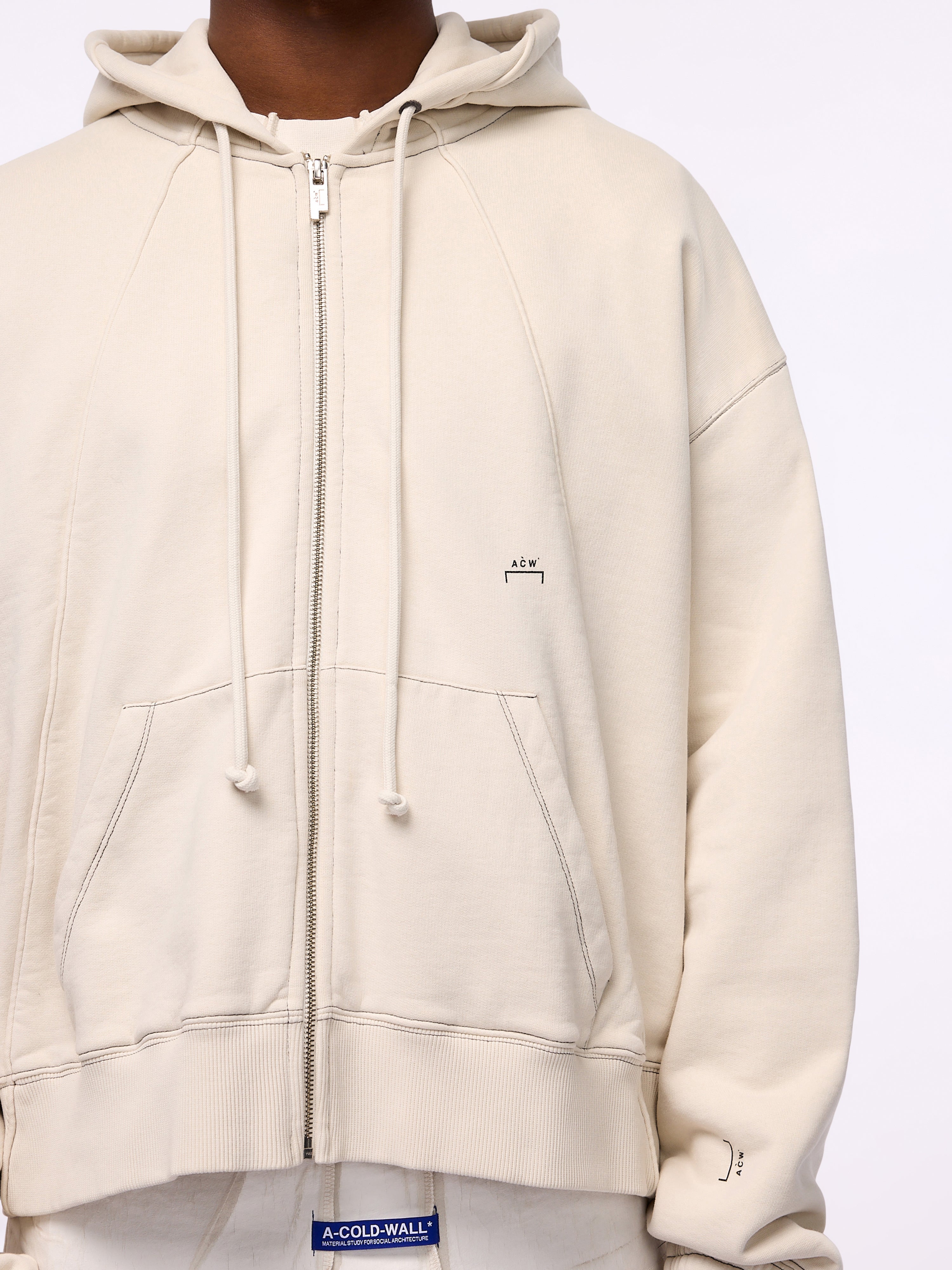 Millbank Zip Hoodie Bone – A-COLD-WALL*