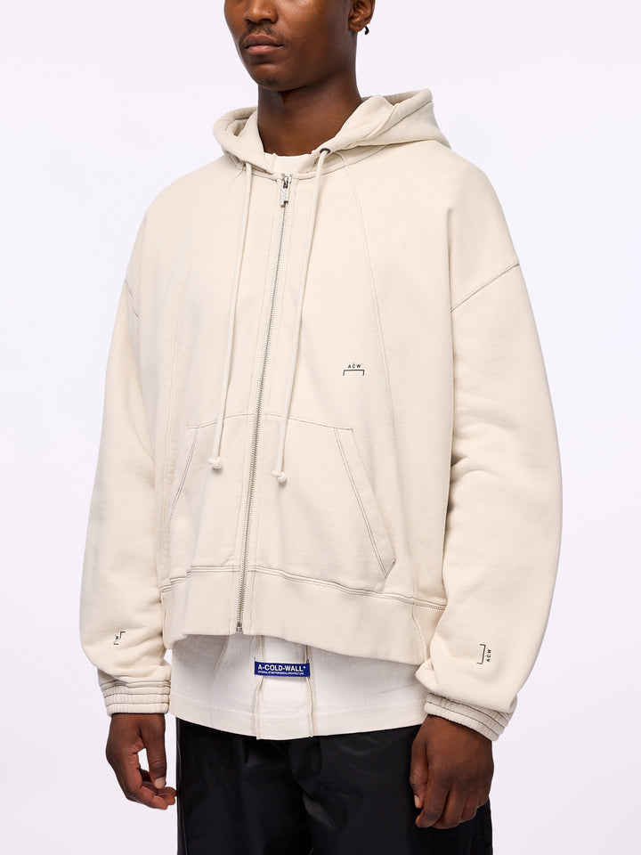 Millbank Zip Hoodie Bone
