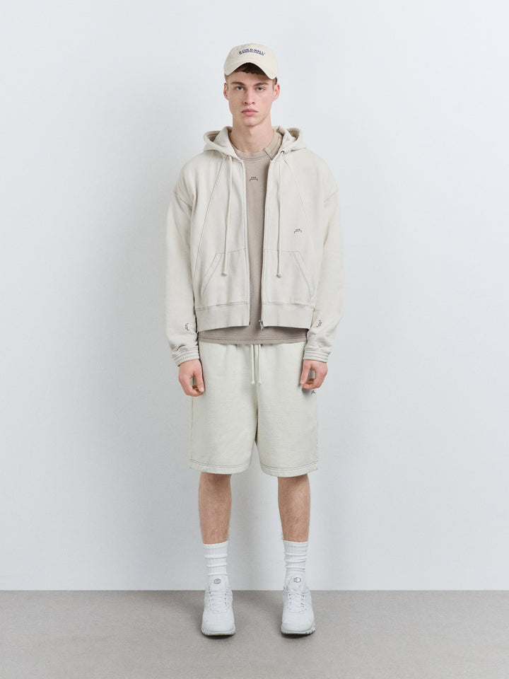 Millbank Zip Hoodie Bone