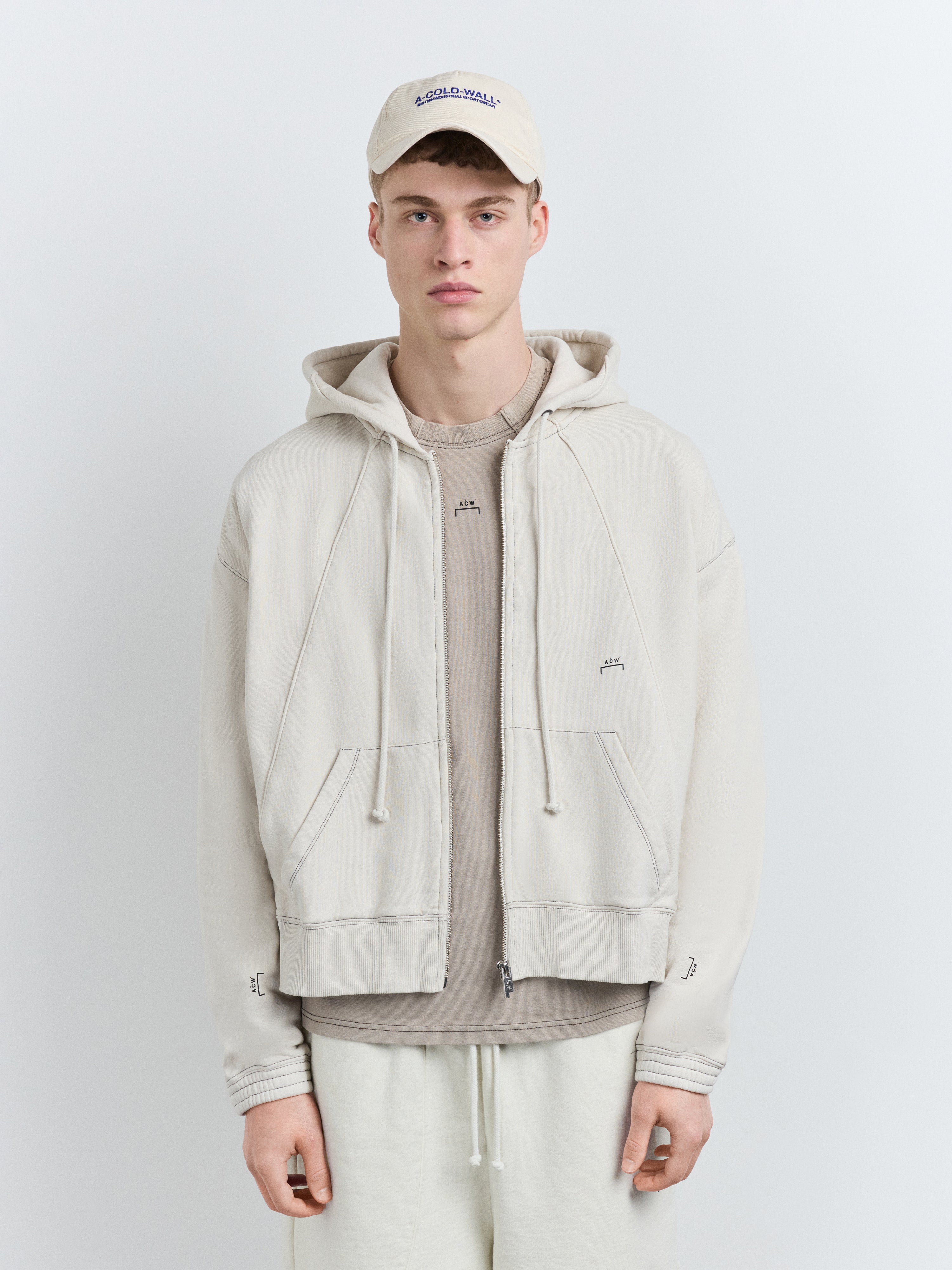 Millbank Zip Hoodie Bone – A-COLD-WALL*
