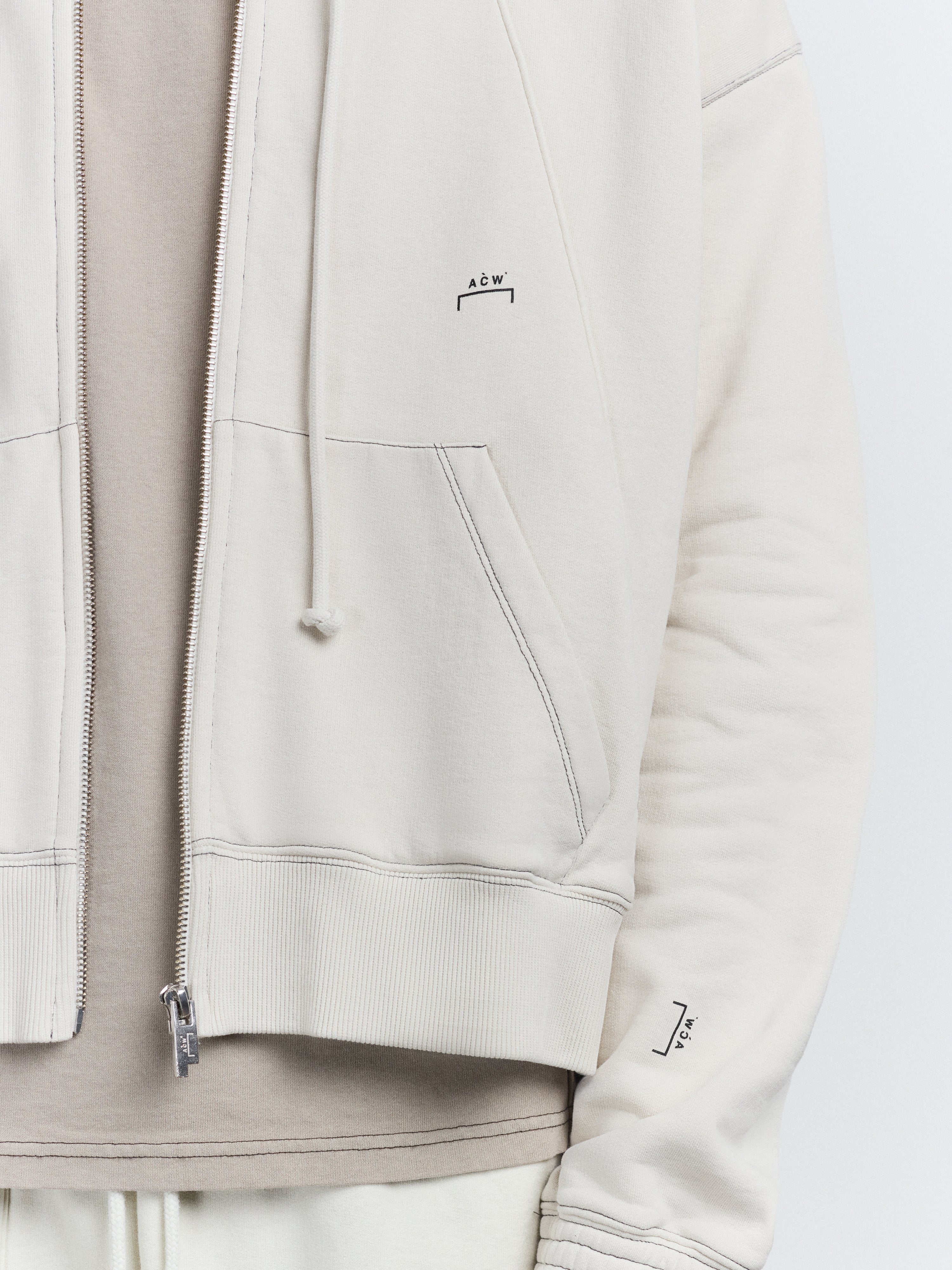 Millbank Zip Hoodie Bone – A-COLD-WALL*