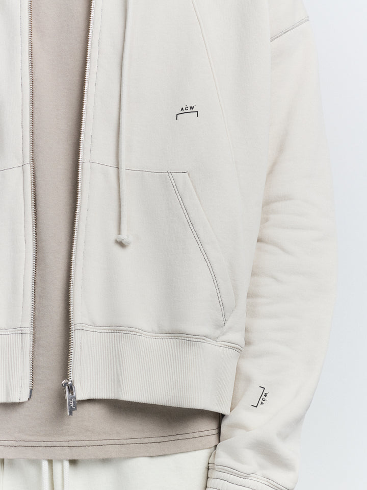 Millbank Zip Hoodie Bone