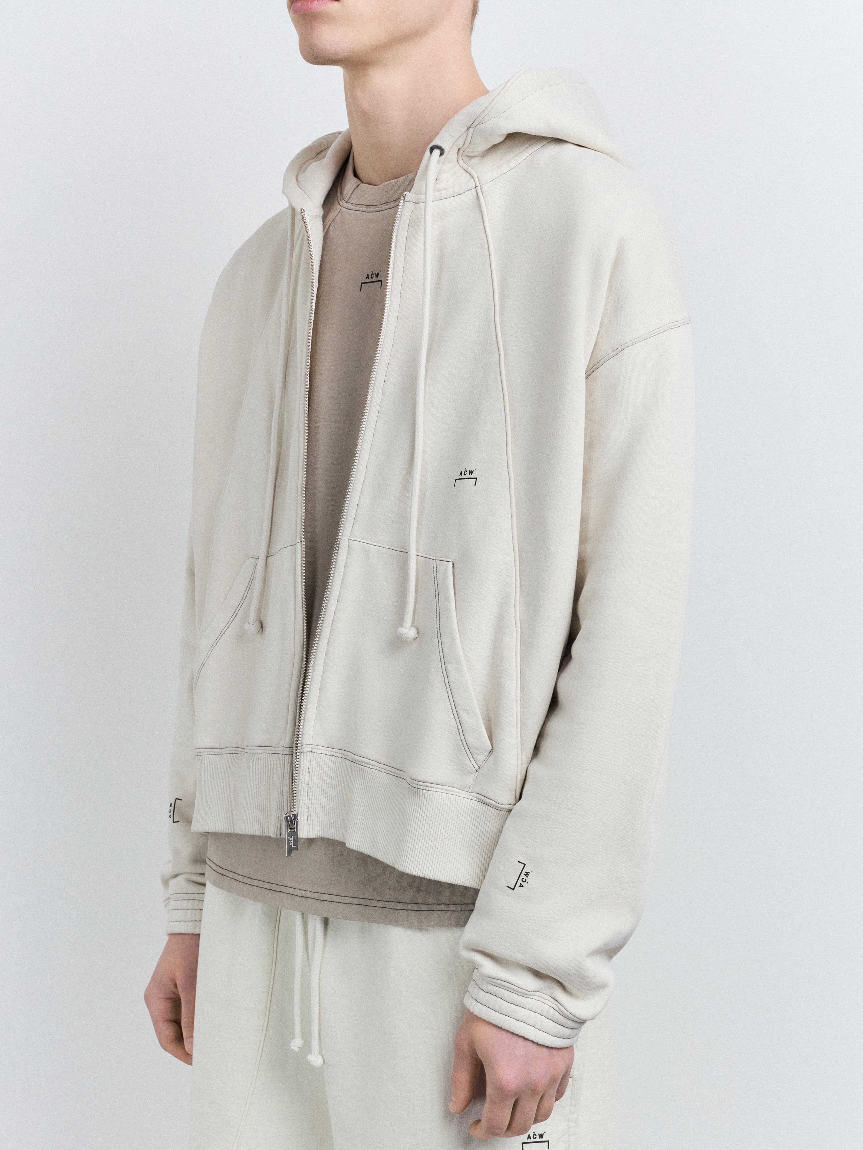 Millbank Zip Hoodie Bone – A-COLD-WALL*