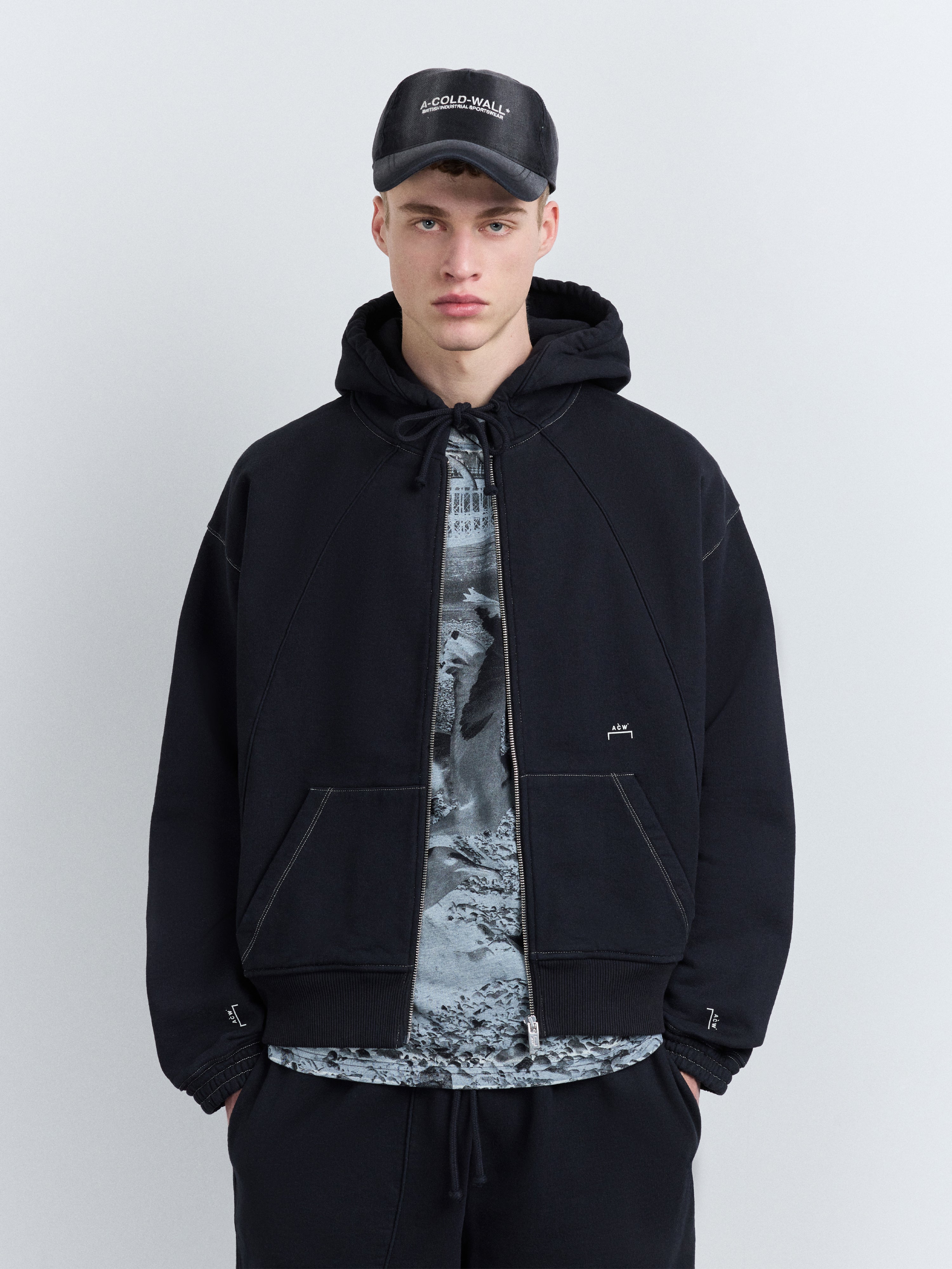 Millbank Zip Hoodie Onyx – A-COLD-WALL*