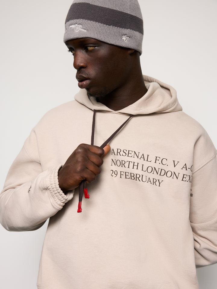 ACW* Arsenal F.C. Derby Hoodie Stone