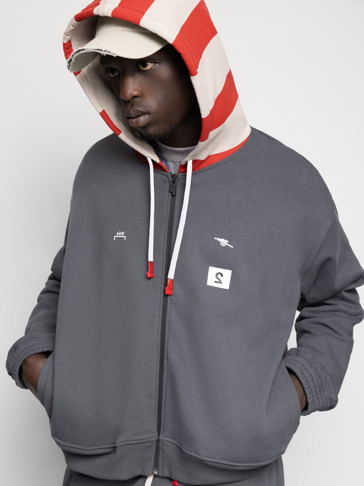 ACW* Arsenal F.C. Match Day Zip Hoodie Slate
