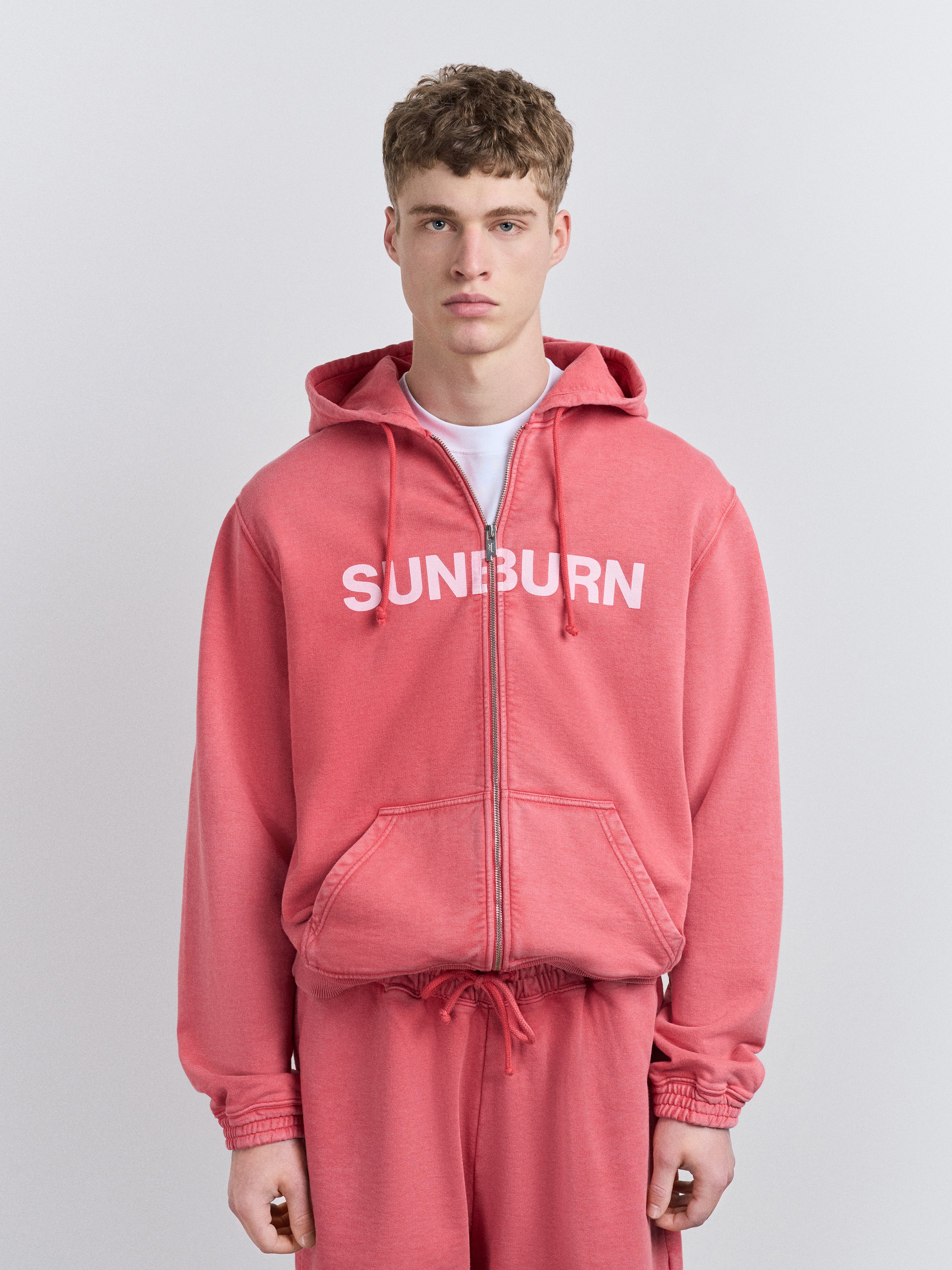 Sunburn Zip Hoodie Cardinal Red – A-COLD-WALL*