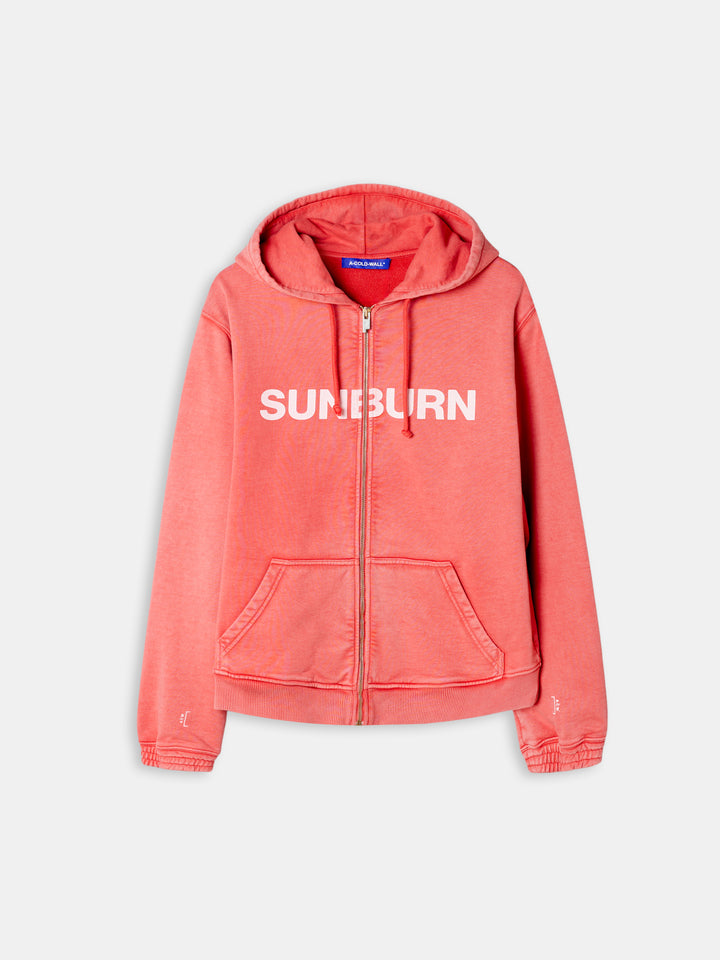 Sunburn Zip Hoodie Cardinal Red