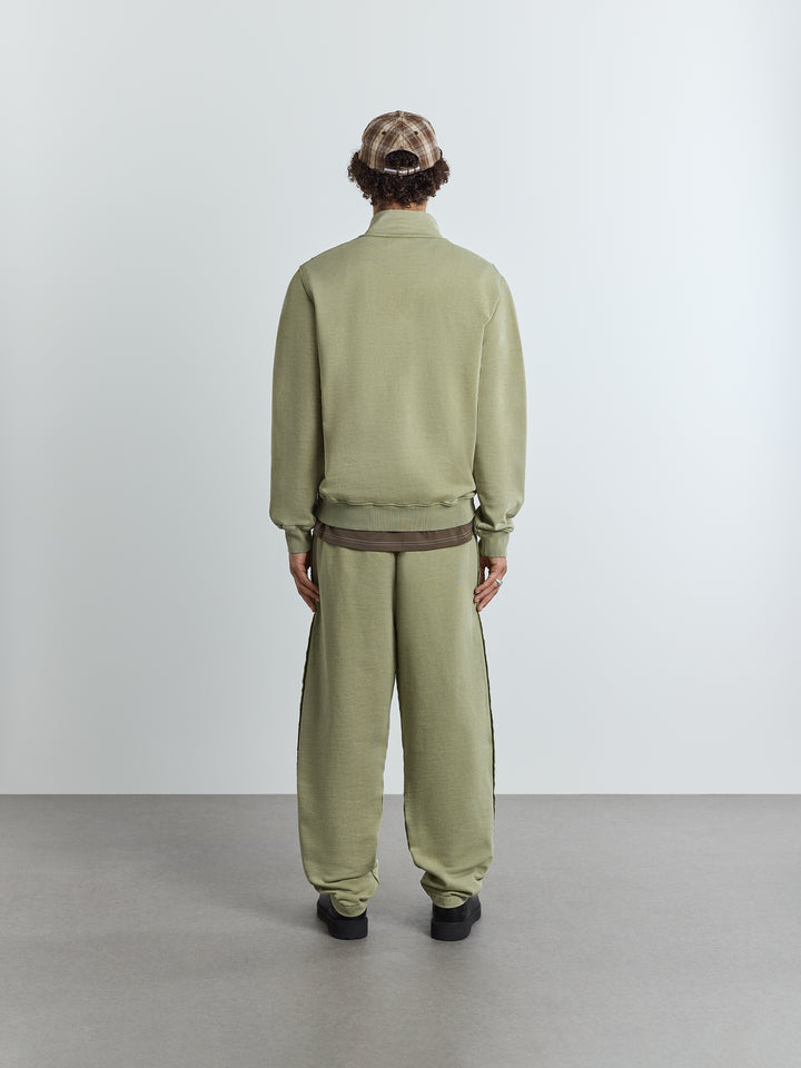 Leigh 1/4 Zip Deep Olive