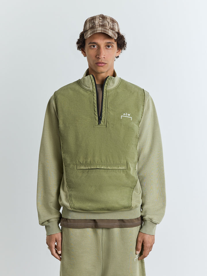 Leigh 1/4 Zip Deep Olive
