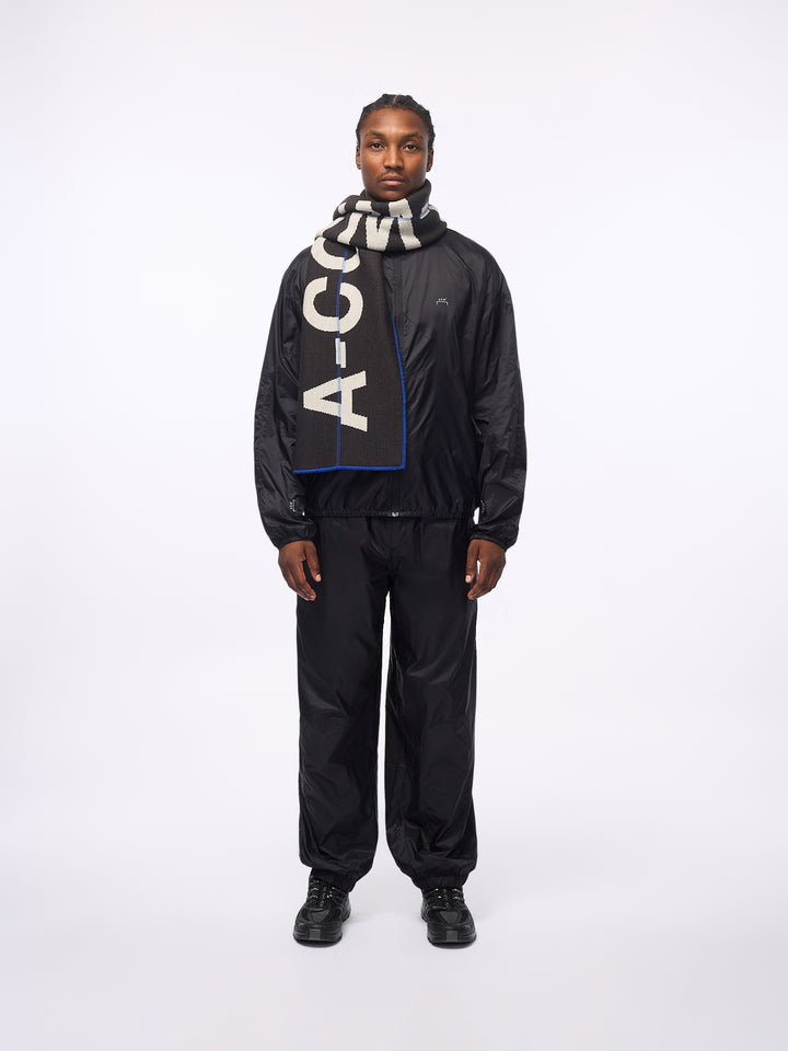 TYPOGRAPHIC SCARF SLATE