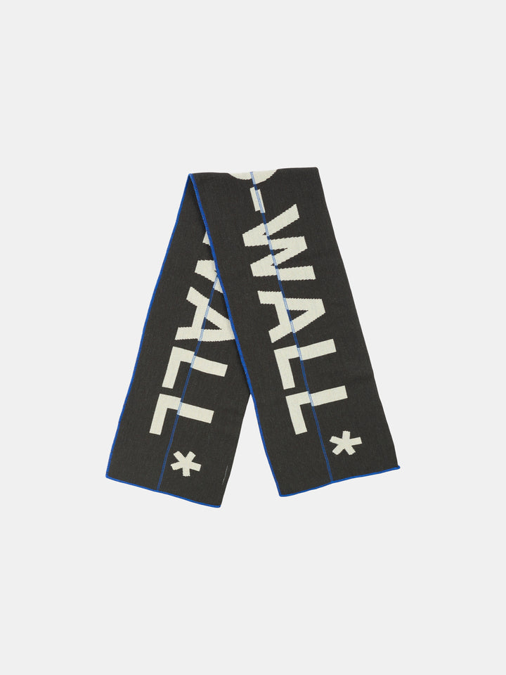 TYPOGRAPHIC SCARF SLATE