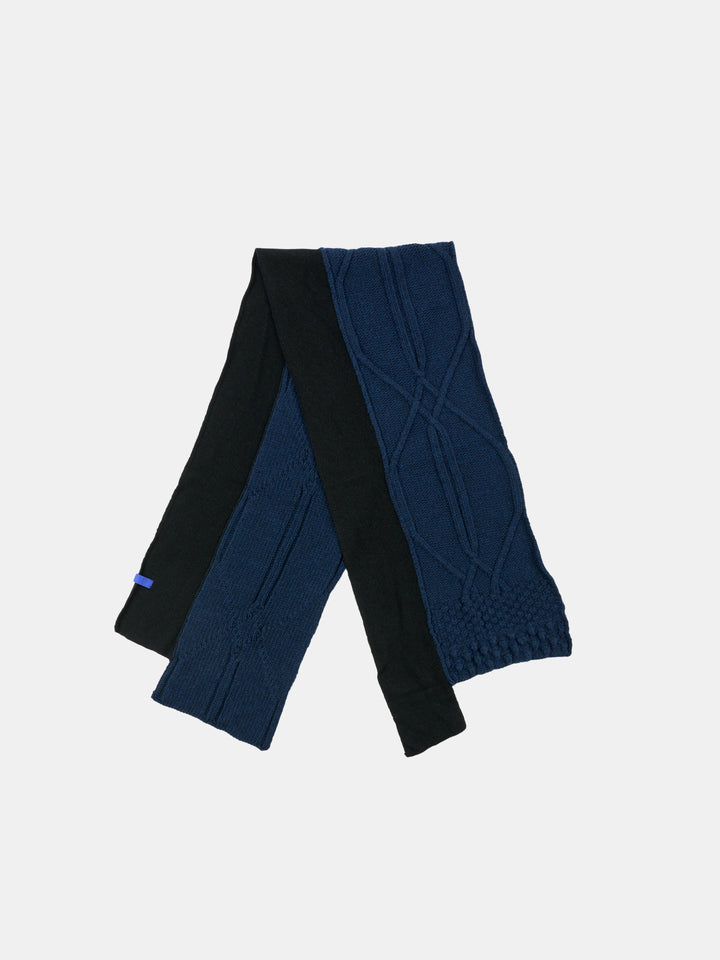 RUPTURED KNIT SCARF MIDNIGHT