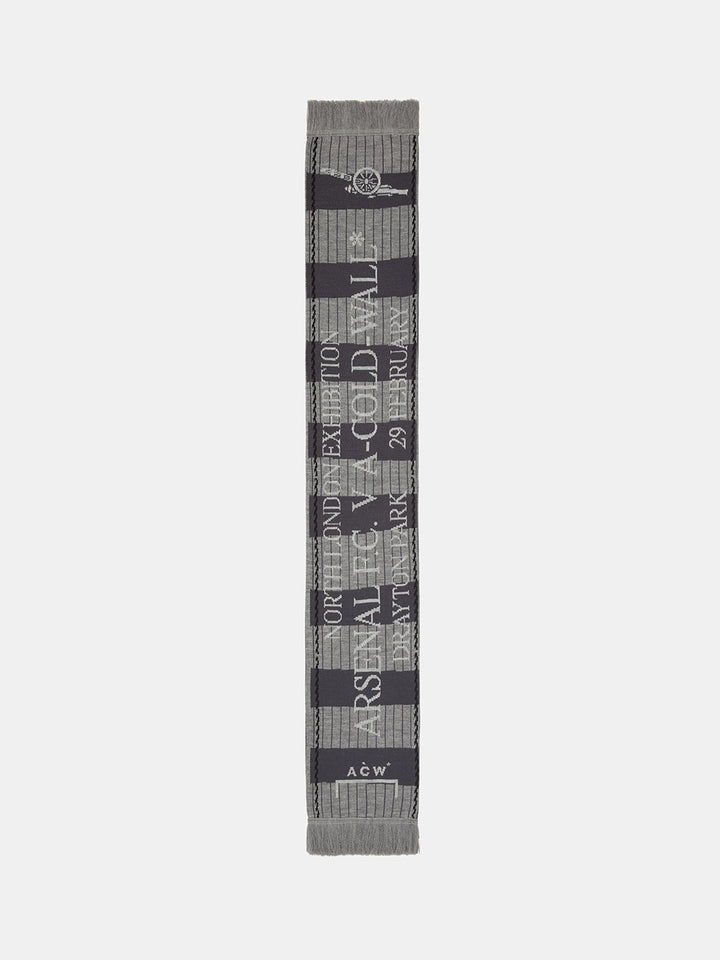 ACW* Arsenal F.C. Derby Scarf Slate