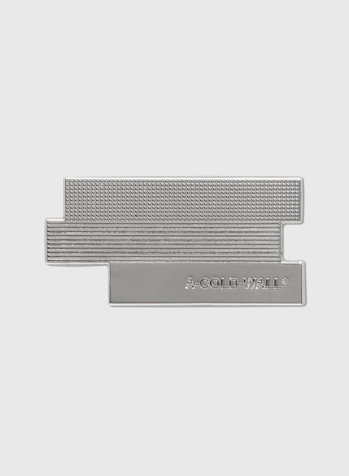 Stacked Badge Silver